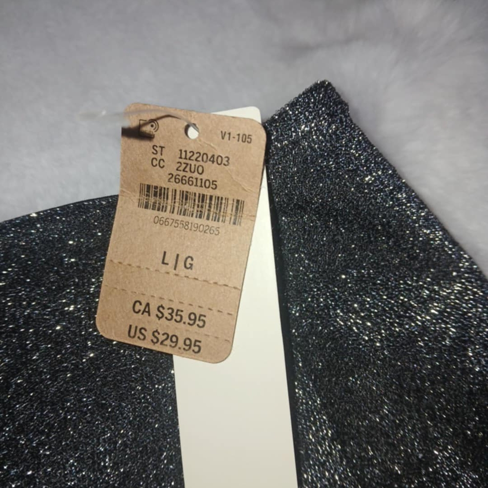 Sparkly Black and Silver Vs Skirt